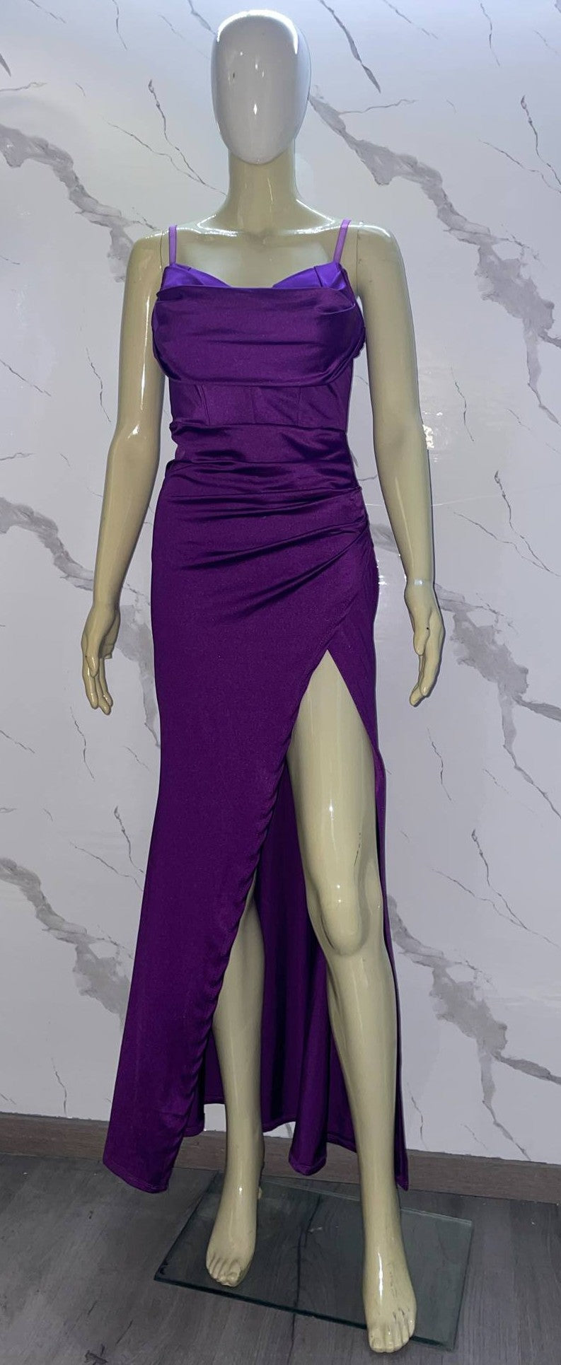 Long Purple Dress