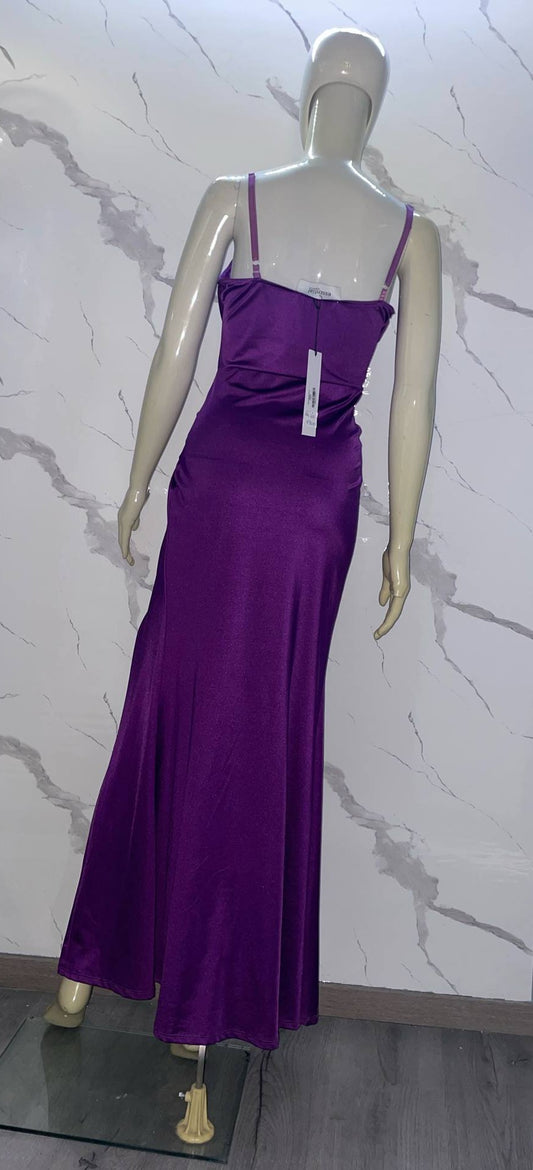 Long Purple Dress